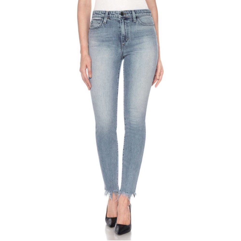Joe’s Jeans - The Charlie - High Rise Skinny Ankle Frayed Raw Hem